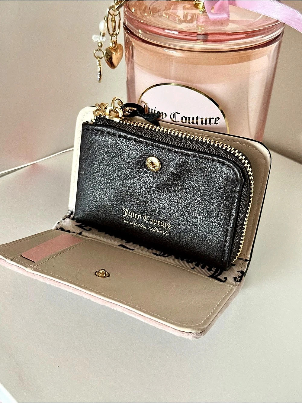 Juicy Couture Pink & Brown Wallet NWT - Picture 4 of 5
